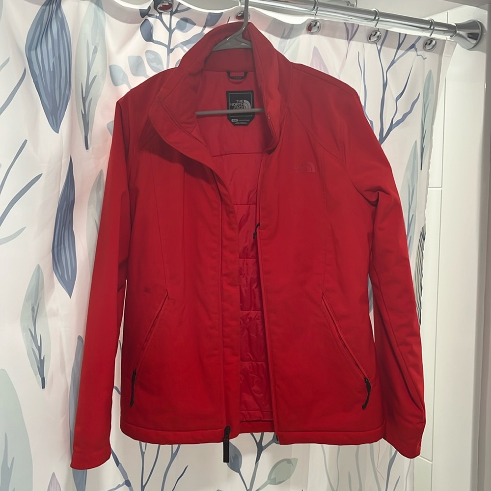 The North Face red Windwall Jacket